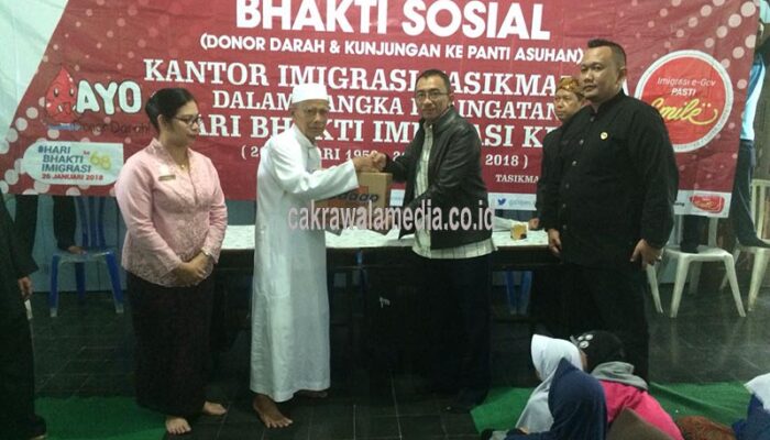 Sambut HBI ke-68, Imigrasi Berikan Santunan Sembako