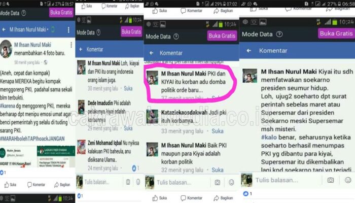 Sebut Kyai dan PKI Korban Orba, Seorang Oknum Baznas Kab Dikecam Netizen