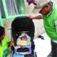 Senangnya Adik Wahyu Dapat Troly Bayi baru