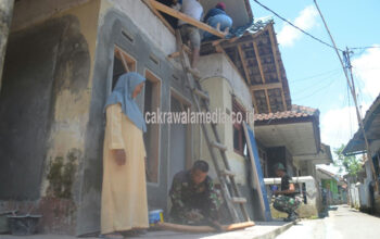 Bantu Janda Veteran, TNI Rehabilitasi Sejumlah Rumah Tak Layak Huni