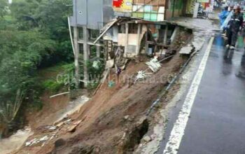 Jalur Puncak Dilanda Longsor, Arus Lalin Lumpuh Total