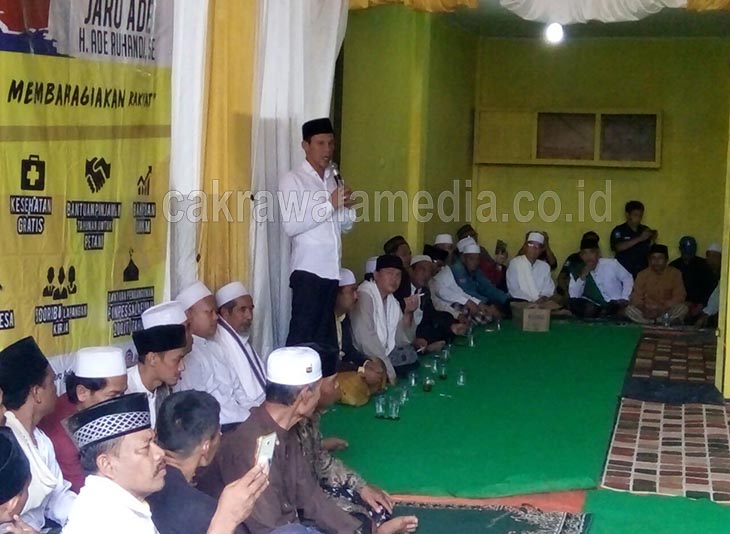 Para Alim Ulama Cijeruk Doakan Jaro Ade Jadi Bupati Bogor