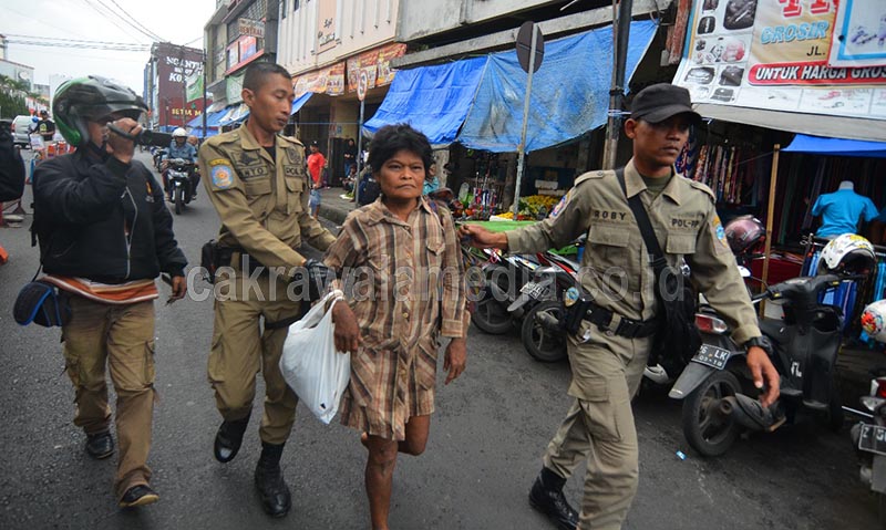 Polresta dan Satpol PP Amankan 7 Orang Terindikasi Gangguan Jiwa