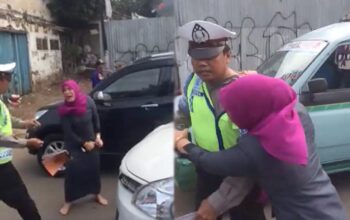 Tak Terima Ditilang, Seorang Ibu Marahi Petugas Kepolisian Menjadi Viral