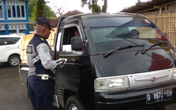 Jaga Keselamatan Berkendara, Dishub Kabupaten Gelar Razia Rutin