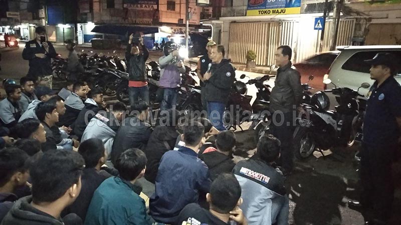 Belasan Anggota Komunitas Motor Dites Urin oleh BNN