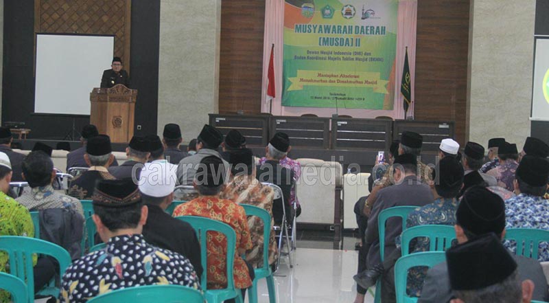 Buka Musda DMI dan BKMM, Ade : Masjid Adalah Basis Ideologi dan Spiritual Umat Islam