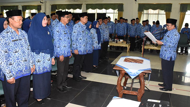 Kukuhkan 360 Pengurus korpri, Sekda : Korpri Harus Ciptakan Good Governance