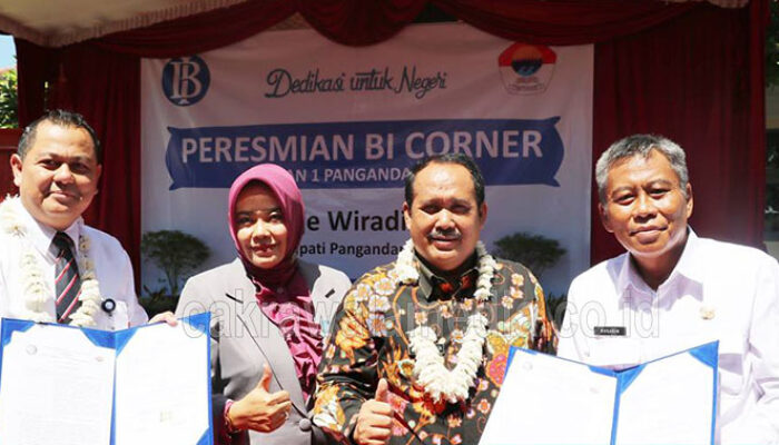 Peresmian BI Corner di Pangandaran Dapat Dukungan Dari Bupati Jeje