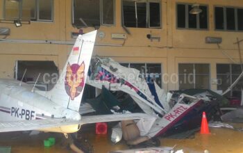 Pesawat Latih PK – RTZ Hilang Kendali, Satu Orang Meninggal Dunia