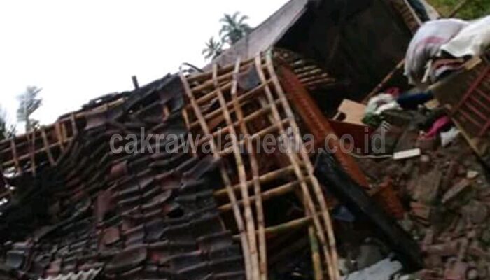 Ratusan Rumah di Banjar Rusak Diterjang Angin Puting Beliung