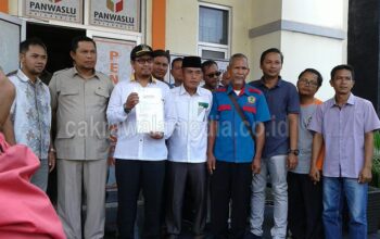 Datangi Mapolresta Banjar, Tim Paslon Wali Kota Banjar Laporkan Selebaran Ujaran Kebencian