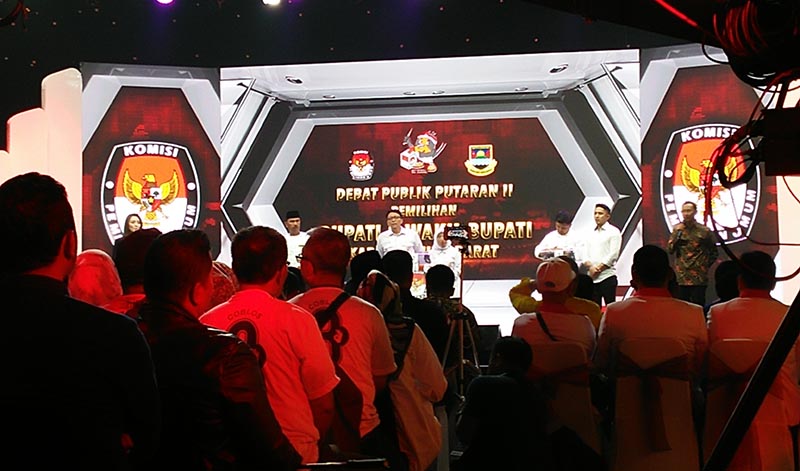 Debat Pilkada Putaran Kedua; Ketiga Paslon Bupati dan Wakil Bupati KBB Paparkan Jurus Jitu