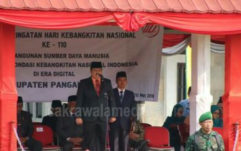 Pimpin Upacara Harkitnas ke-110, Bupati Jeje Minta Masyarakat Bersatu Bangun Pangandaran