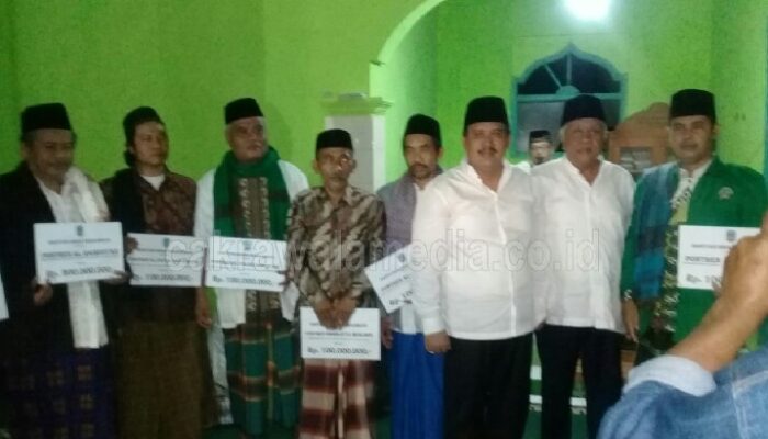 Ponpes & DKM Terima Bantuan Hibah Keagamaan Rp. 800 Juta Dari Pemkab Pangandaran