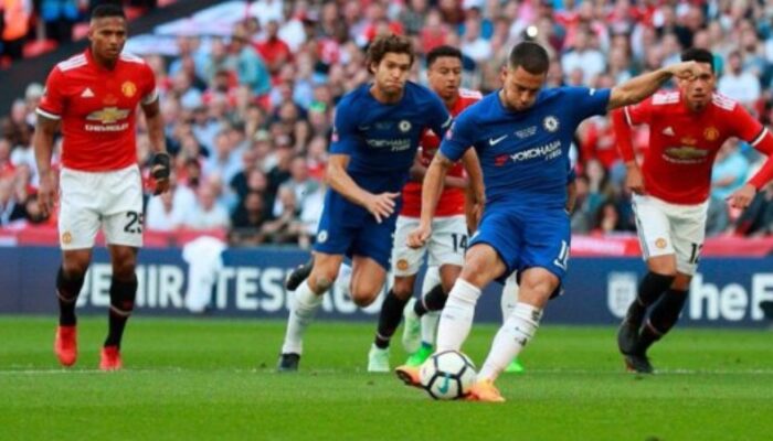 Tendangan Penalti Hazar Bawa Chelsea Juara Piala FA