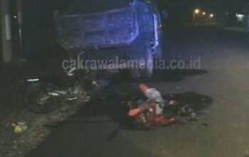 Hantam Truk Parkir, Pengendara Motor di Pangandaran Luka Berat