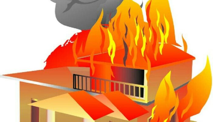 Lupa Matikan Tungku Bekas Bakar Ikan, Rumah Omit Ludes Terbakar