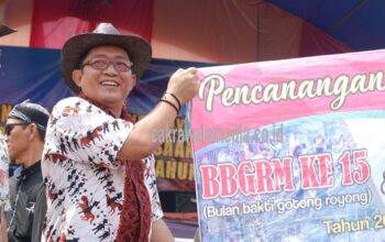 Pencanangan Bulan Bakti Gotong Royong 2018