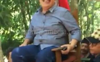 Warga Cigugur Daulati Bupati Jeje Jadi Kanjeng Dalem