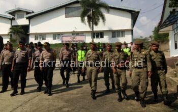 Ratusan Pasukan Gabungan Susuri Pabrik-pabrik di Ciamis
