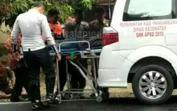 Mobil Dinas Satpol PP Pangandaran Tabrak Sepeda Motor, Satu Orang Terluka