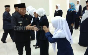 Wakil Bupati Pangandaran Lantik 48 Kepsek dan 8 Pejabat Fungsional