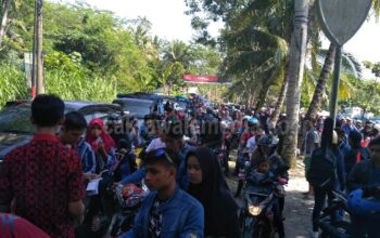 Hari Kedua Lebaran, Tercatat 3000 Motor Masuk ke Pantai Pangandaran