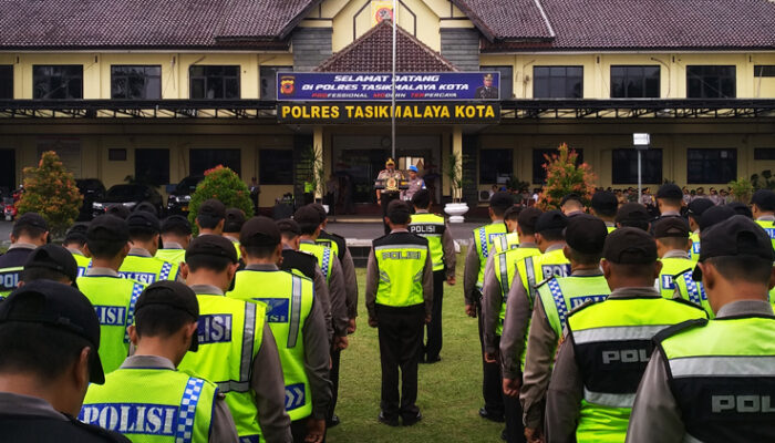 Pengamanan Pilgub, Polres Tasik Kota Turunkan 647 Personil Gabungan