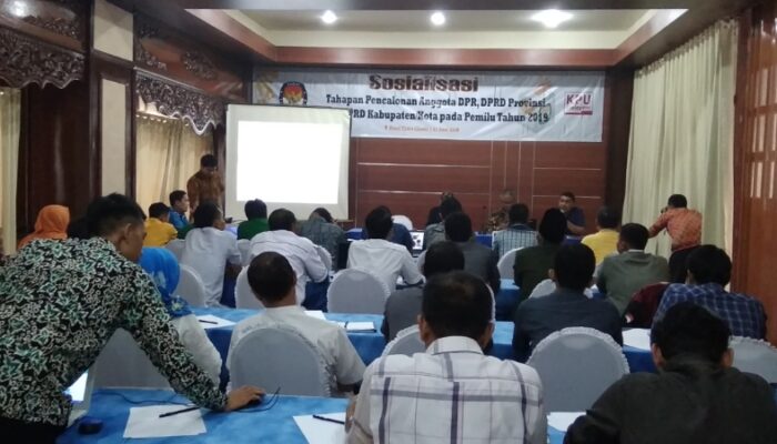 Sosialisasi Silon, KPU Banjar Harap Parpol Paham Regulasi
