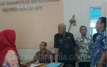 Hari Pertama Kerja Usai Libur Lebaran, Wabup Pangandaran Sidak Sejumlah SKPD