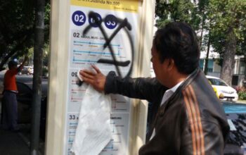 Dishub Kota Bandung Kecam Aksi Vandalisme di Sejumlah Shelter