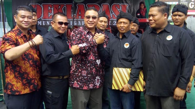 Gelar Deklarasi Komunitas LIGAR, Asep : Kami Siap Kawal Kebijakan Pemerintah
