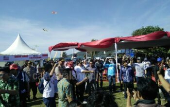 Bupati Jeje Buka Acara Pangandaran Internasional Kite Festival 2018