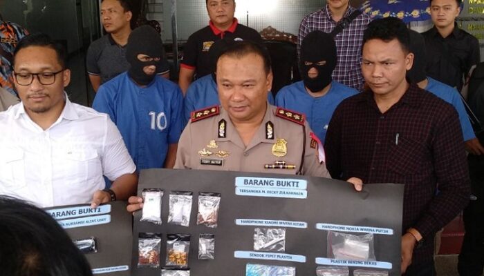 Polres Tasik Kota Amankan Pengedar dan Pengguna Narkoba