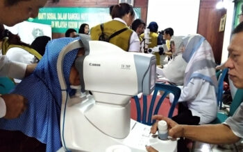 Kodim 0612 Gelar Baksos Pemeriksaan Katarak