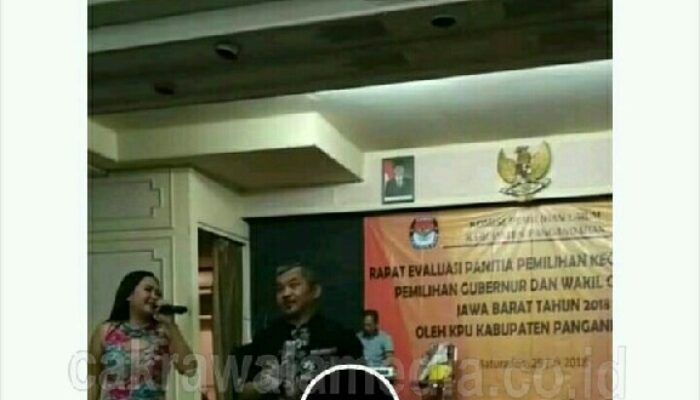 Goyangan Sang Biduan Lengkapi Acara Rapat Evaluasi KPU Pangandaran di Baturaden Jateng 