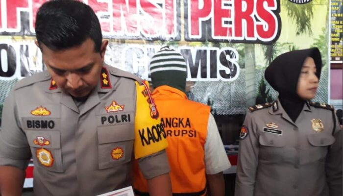 Terjerat Kasus Korupsi Dana Desa, Mantan Kades Danasari Ditangkap Polres Ciamis