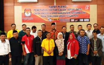 KPU Kabupaten Tasik Gelar Pleno DCT DPRD