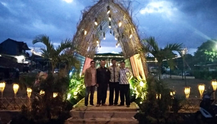 Bambu Jadi Bahan Khas Dekorasi Lokasi STQ Tingkat Kota Tasik