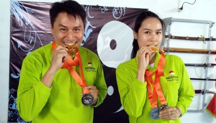 2 Atlet Tai Chi Asal Tasik Sumbang Emas untuk Indonesia