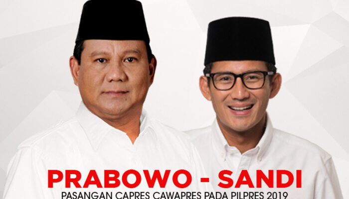 Gerindra Ingin Probowo-Sandiaga Dapat Nomor Urut 2