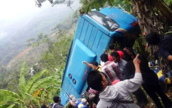 Kecelakaan Bus di Sukabumi Tewaskan 22 Orang