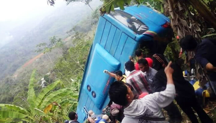Kecelakaan Bus di Sukabumi Tewaskan 22 Orang