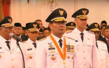 Ridwan Kamil dan Uu Ruzhanul Ulum Resmi Dilantik Hari Ini