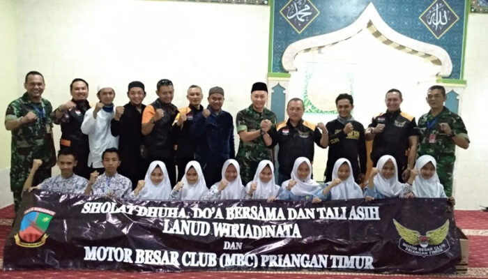 Perkuat Tali Asih, MBC dan TNI AU Gelar Salat Duha dan Do’a Bersama