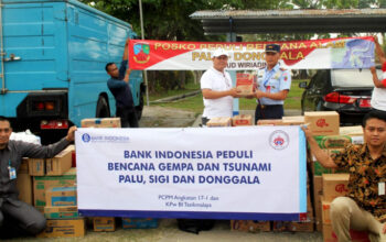 BI Tasik dan BMPD Serahkan Bantuan Sulteng