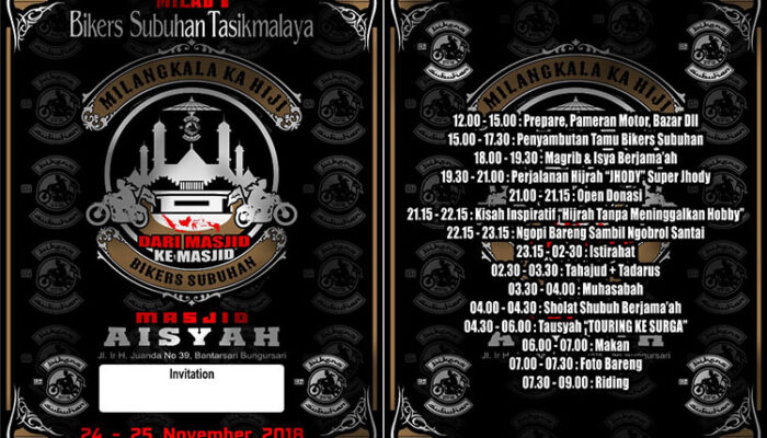 Milad ke-1, Jemaah Bikers Subuhan Gelar Baksos