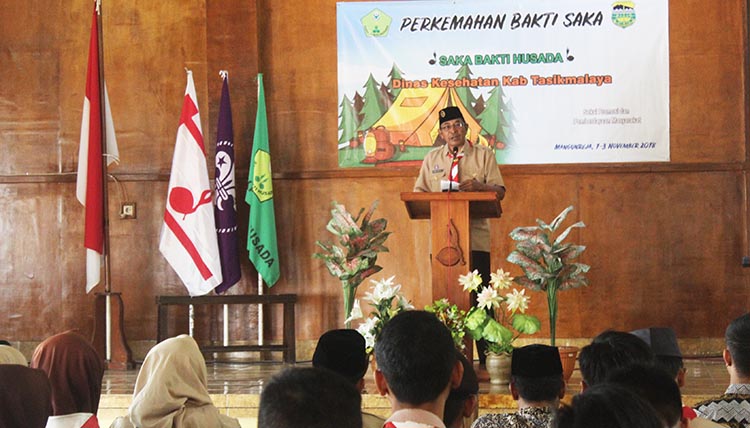 Perkemahan Bakti Saka Latih Anggota Berperilaku Hidup Sehat