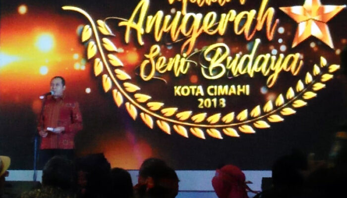 Perdana, Malam Anugerah Seni Budaya Digelar Pemkot Cimahi